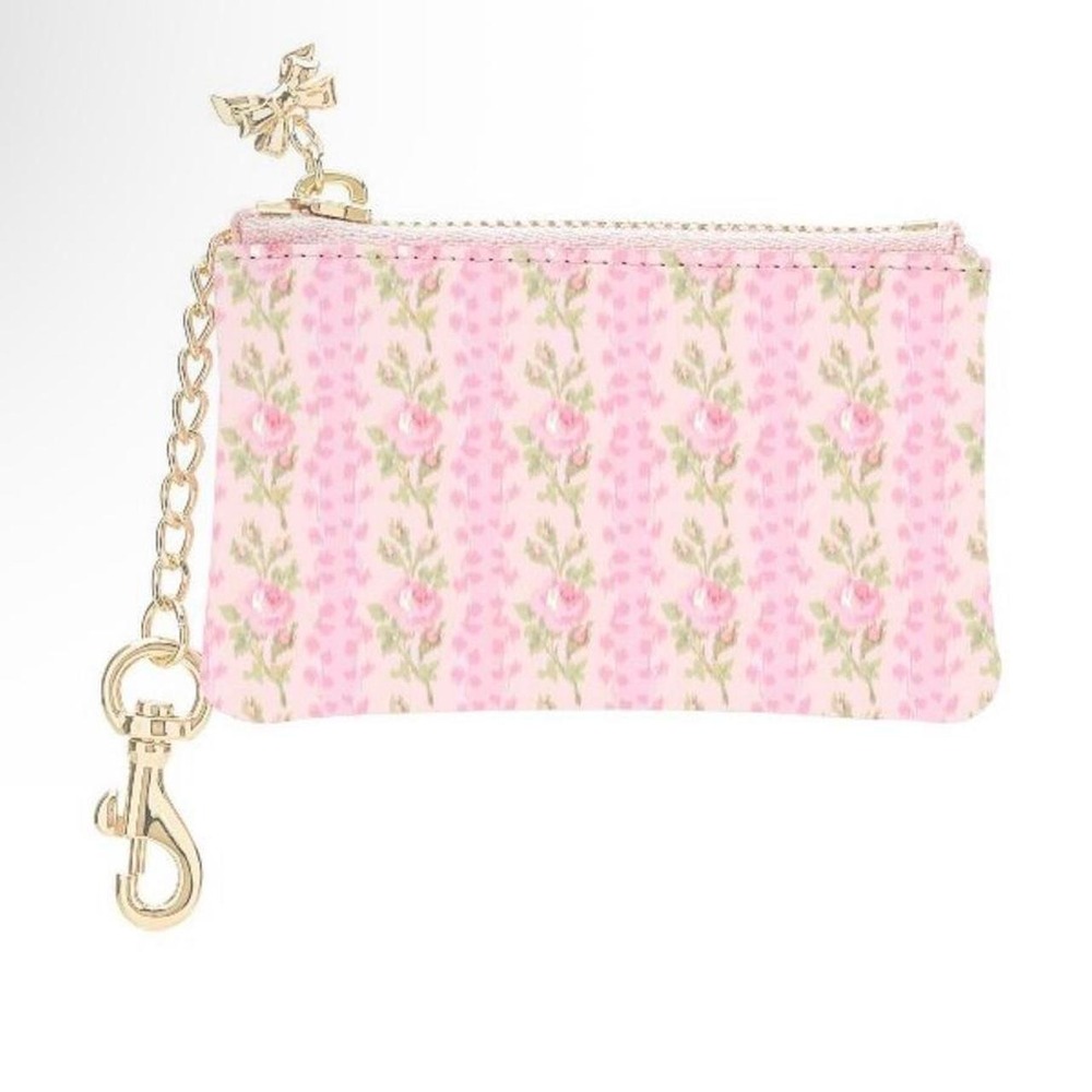 LoveShackFancy x casemate keychain wallet strawberry macaroon new pink